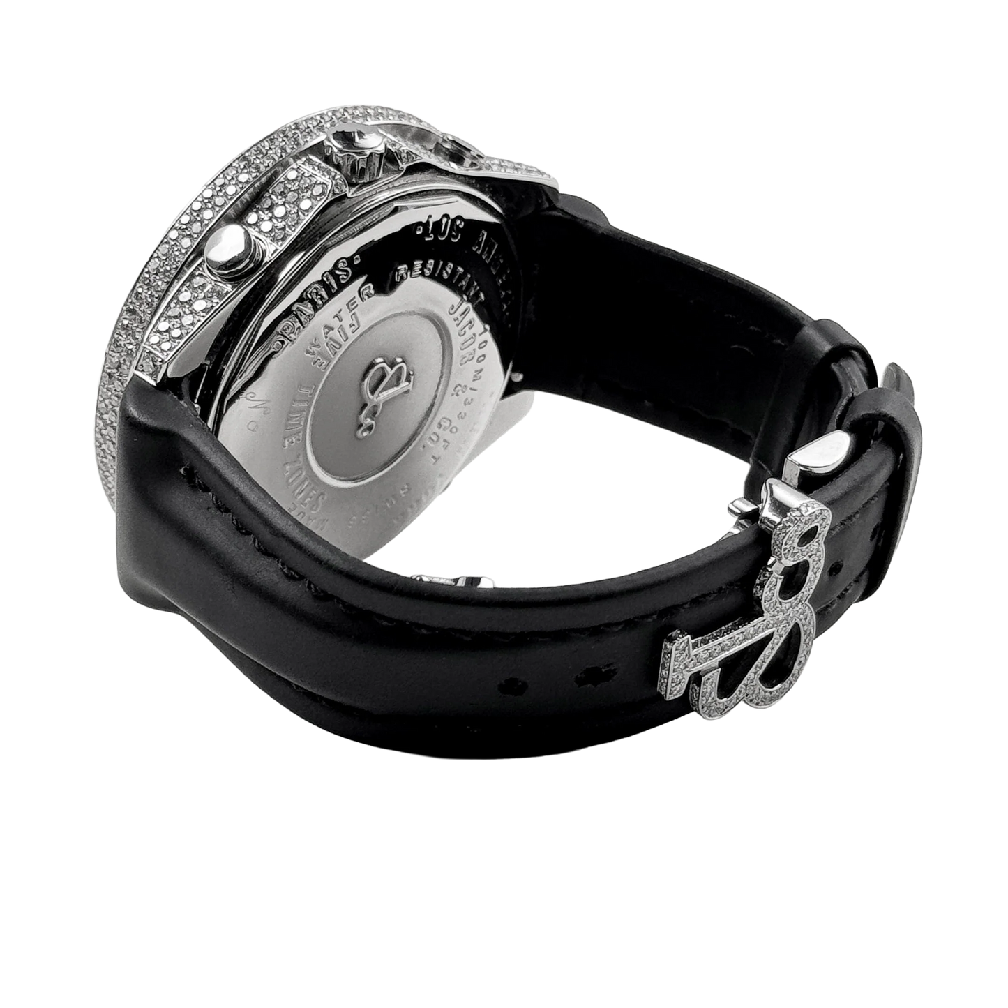 Five Time Zone Steel Diamond 40mm JCM-30