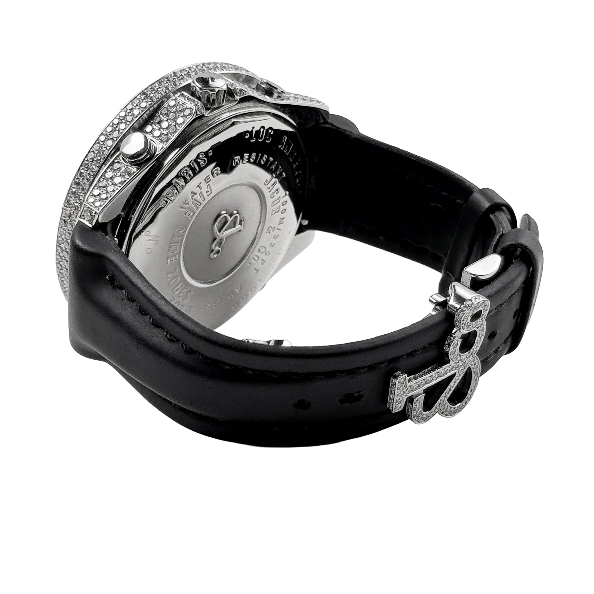 Five Time Zone Steel Diamond 40mm JCM-30