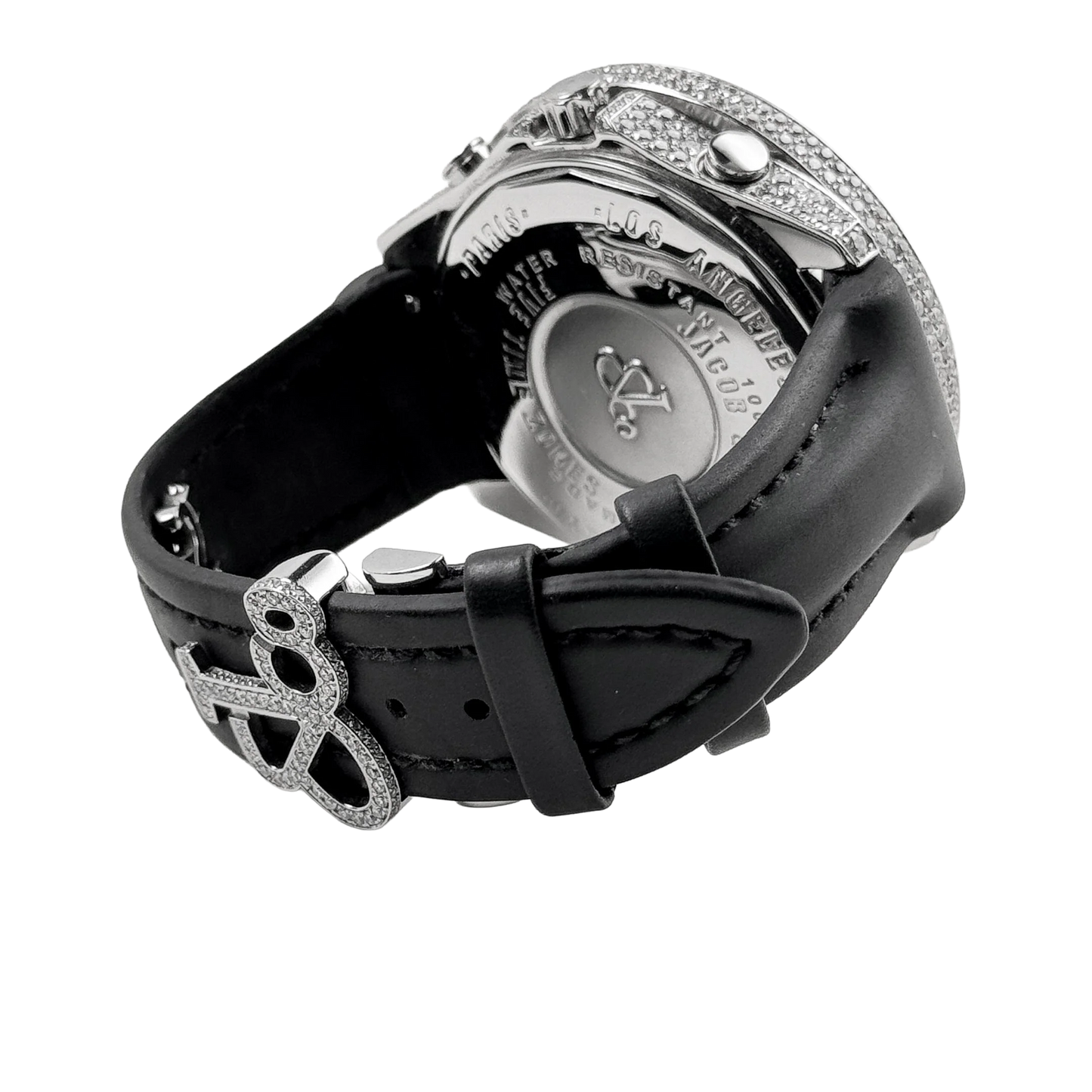 Five Time Zone Steel Diamond 40mm JCM-30