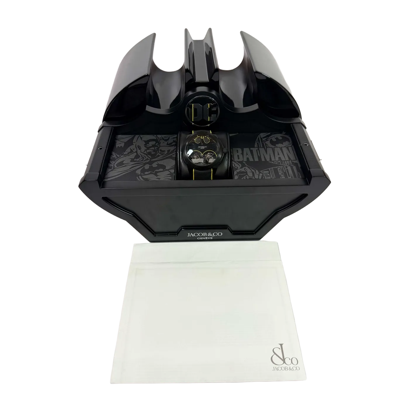 Gotham City 46mm Titanium DLC Sapphire Crystal DC100.21.AB.AB.A