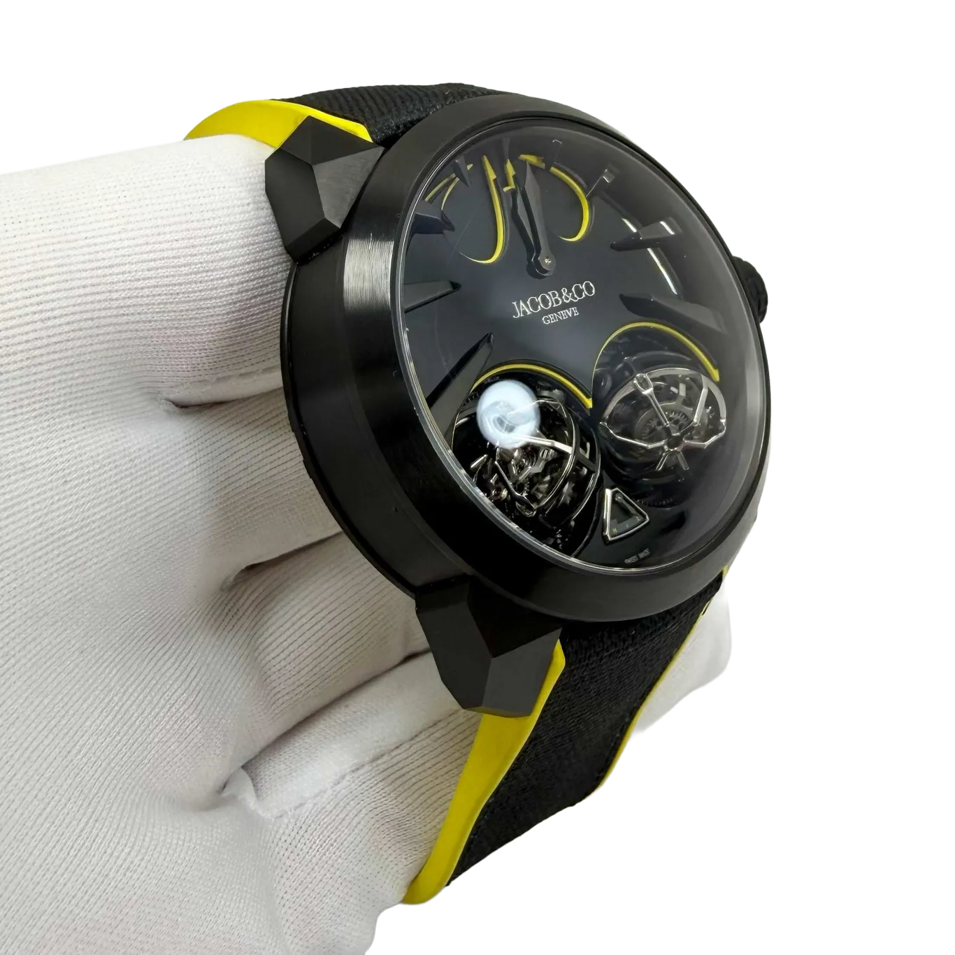 Gotham City 46mm Titanium DLC Sapphire Crystal DC100.21.AB.AB.A