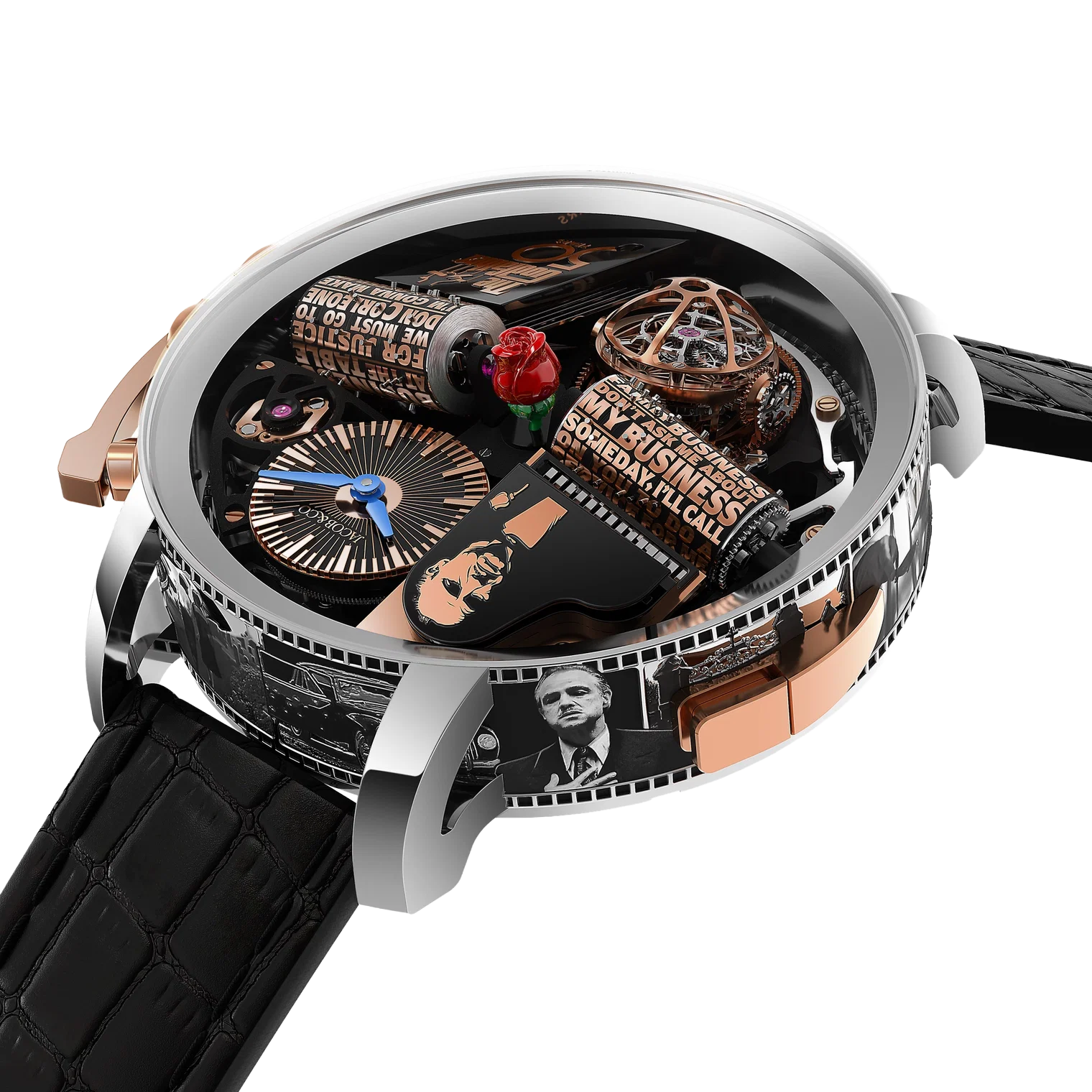 Opera Godfather 50th Anniversary 49mm White Gold Manual Winding OP110.30.AA.AA.A