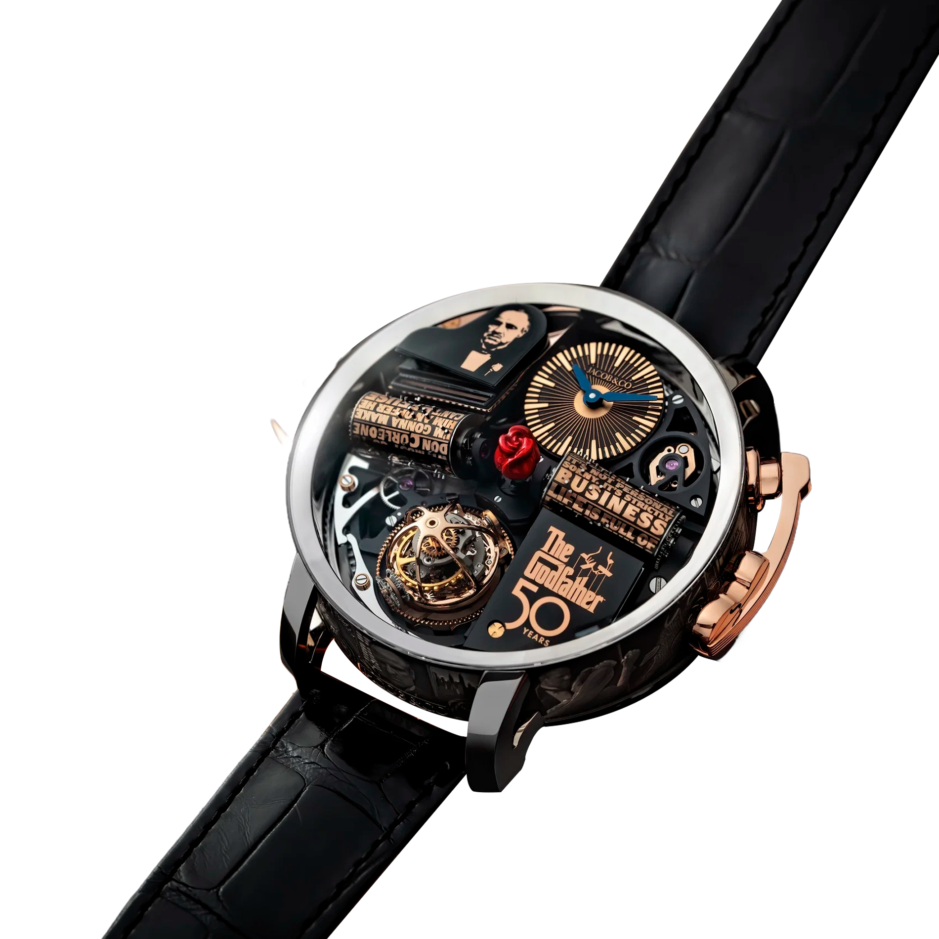 Opera Godfather 50th Anniversary 49mm White Gold Manual Winding OP110.30.AA.AA.A