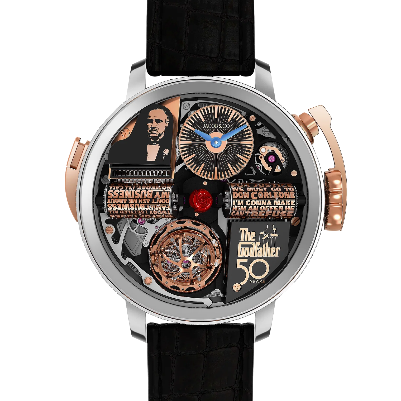 Opera Godfather 50th Anniversary 49mm White Gold Manual Winding OP110.30.AA.AA.A