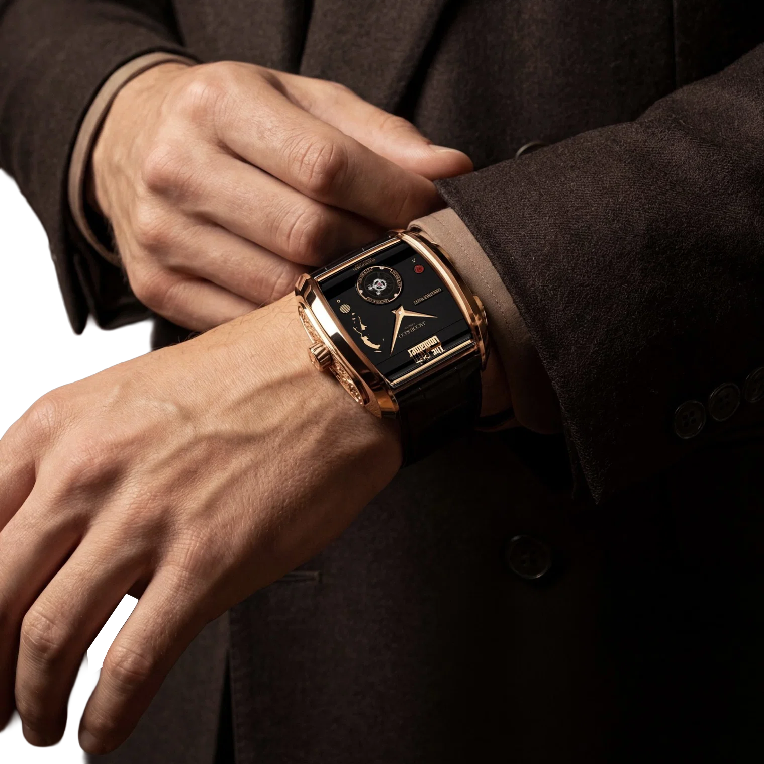 The Godfather II 44 x 42mm Rose Gold Manual Winding OP200.40.AA.AB.ABALA