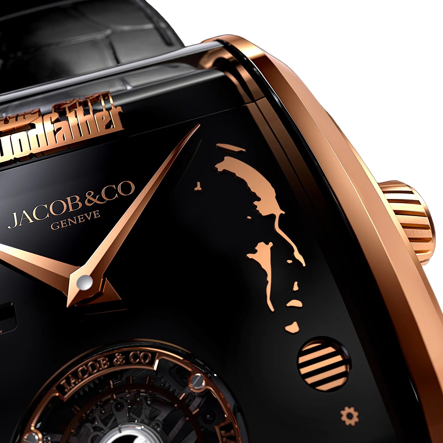 The Godfather II 44 x 42mm Rose Gold Manual Winding OP200.40.AA.AB.ABALA