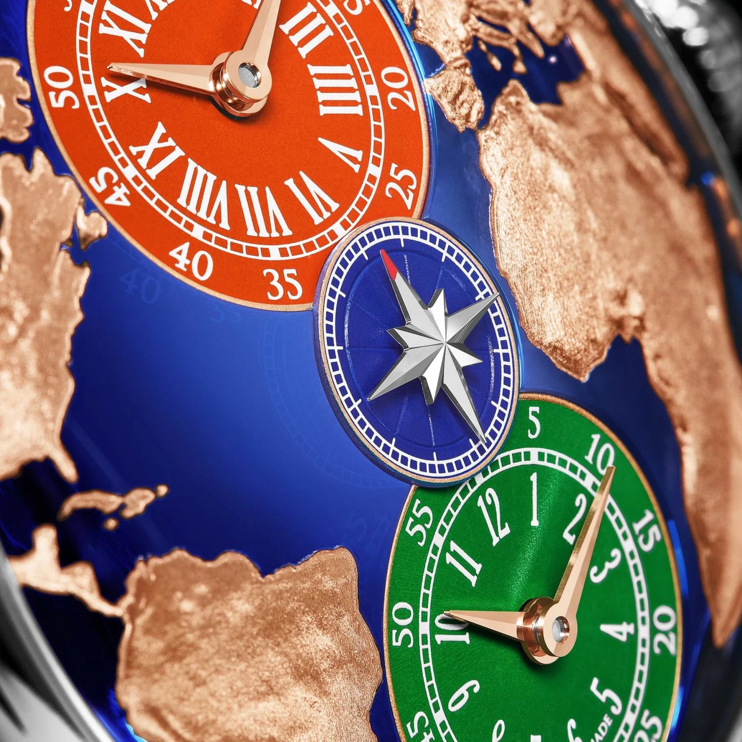 The World Is Yours Dual Time Zone Salman Khan 43mm Stainless Steel Automatic Winding DT100.10.AB.AA.ABALA