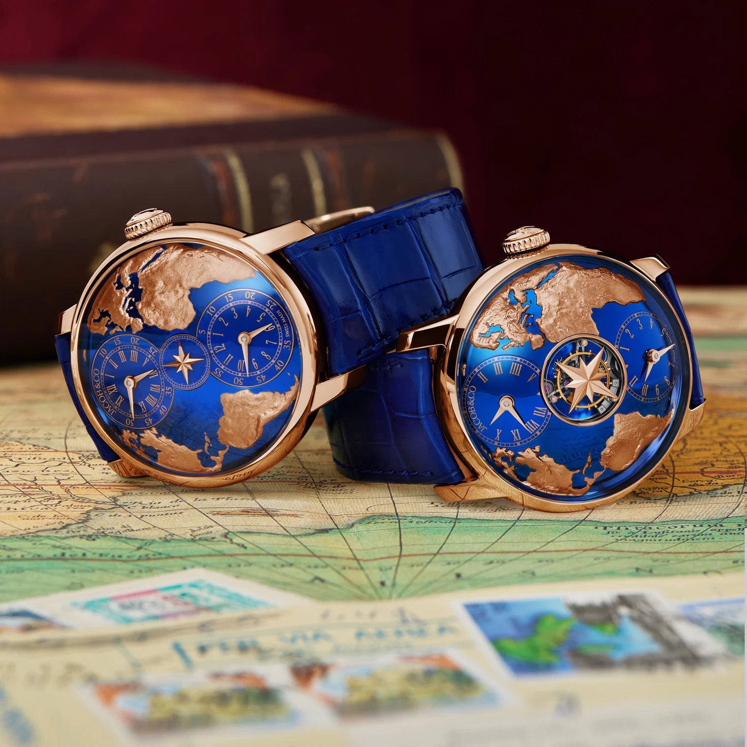 The World Is Yours Dual Time Zone Tourbillon 38.6mm Rose Gold Automatic Winding DT200.40.AA.AA.A