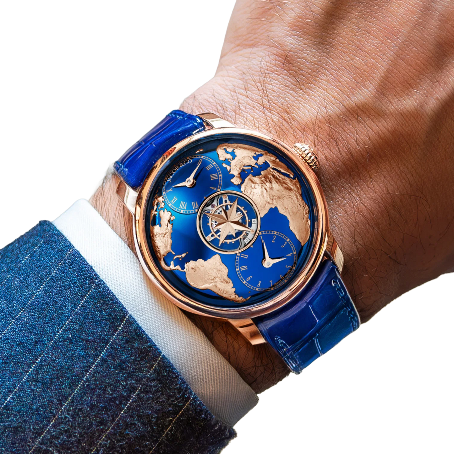 The World Is Yours Dual Time Zone Tourbillon 38.6mm Rose Gold Automatic Winding DT200.40.AA.AA.A