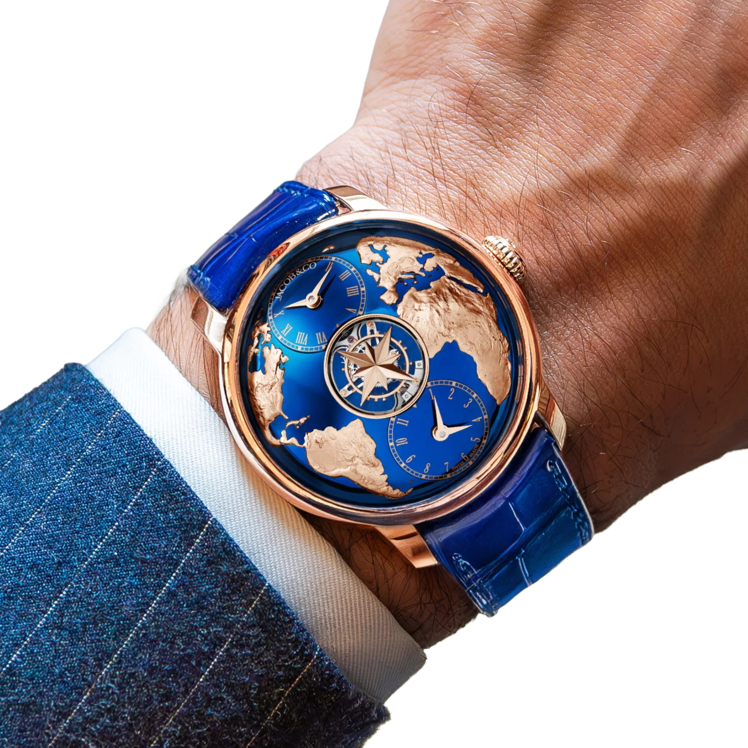 The World Is Yours Dual Time Zone Tourbillon 38.6mm Rose Gold Automatic Winding DT200.40.AA.AA.A