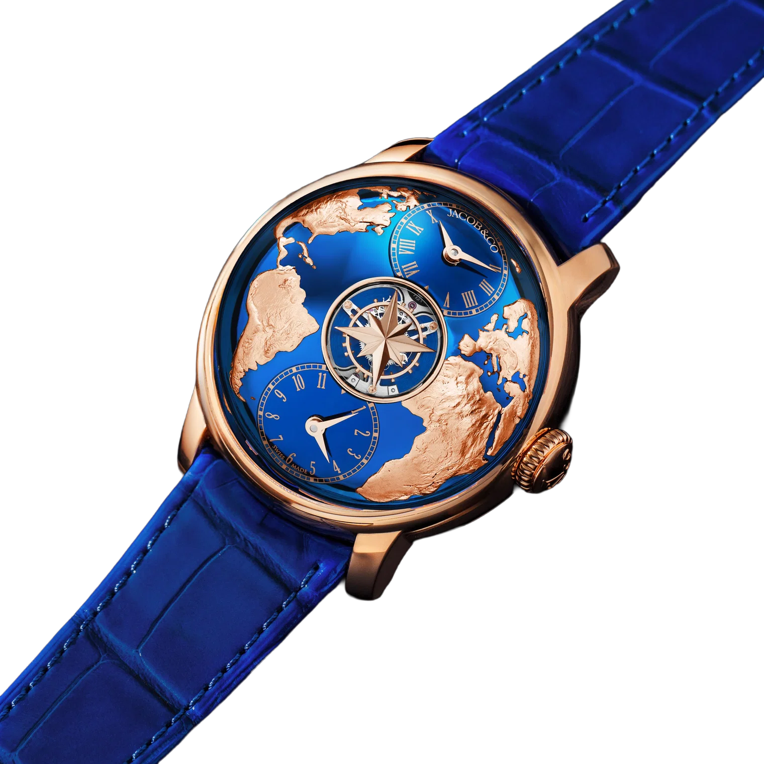 The World Is Yours Dual Time Zone Tourbillon 38.6mm Rose Gold Automatic Winding DT200.40.AA.AA.A