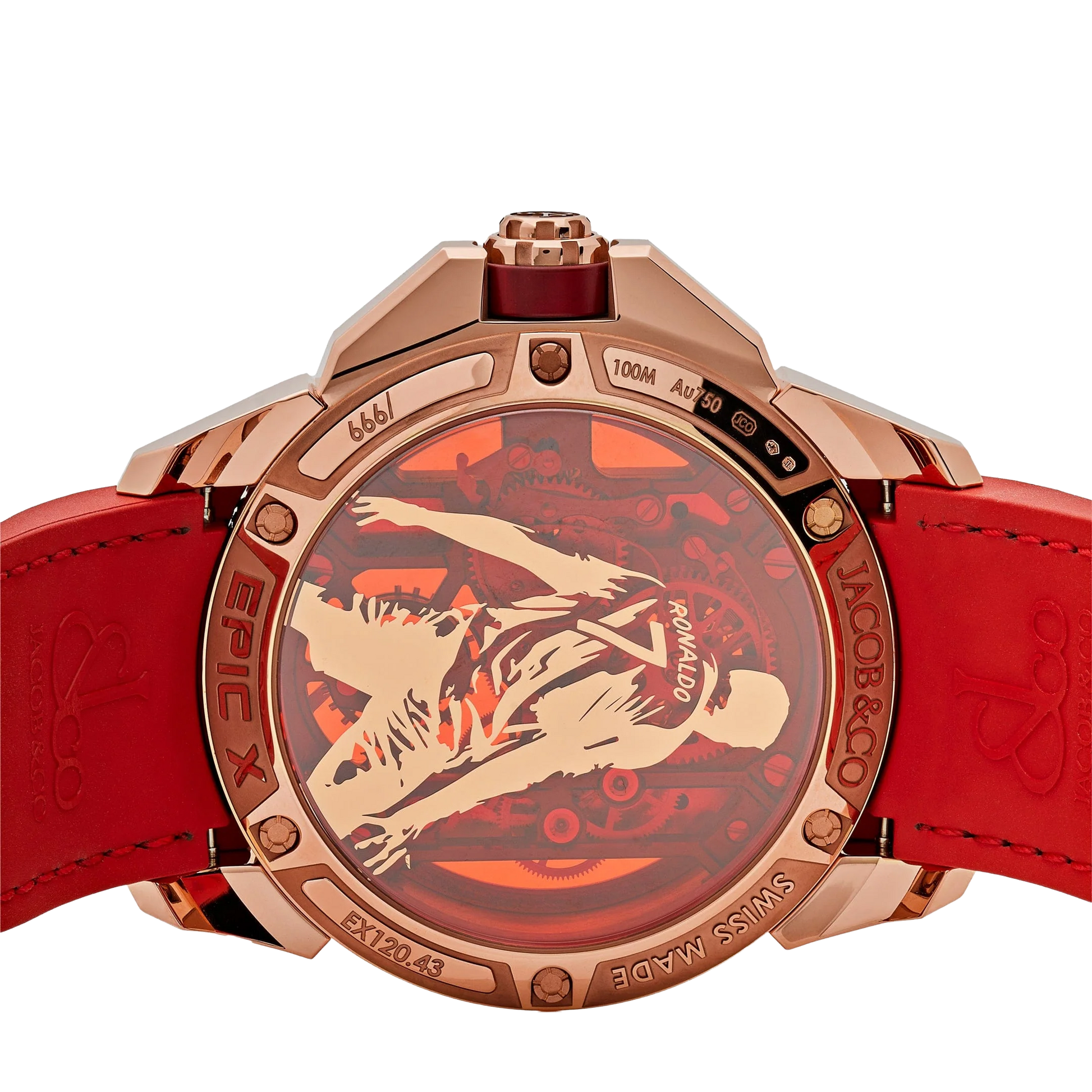 V2 CR7 Epic X Collection 44mm EX120.43.AE.AA.A Flight of CR7 Rose Gold Limited Edition