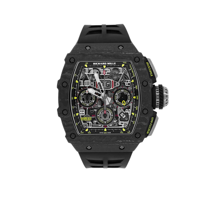 RM 11-03 Black NTPT, Skeleton Dial, 50 mm