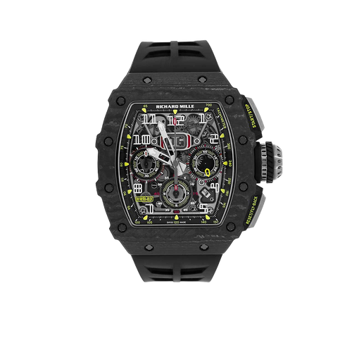 RM 11-03 Black NTPT, Skeleton Dial, 50 mm