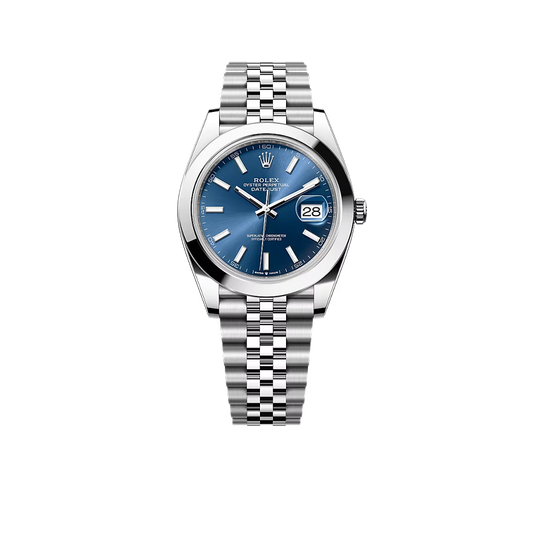 Datejust Oyster 41 mm Oystersteel Blue Dial 126300-0002