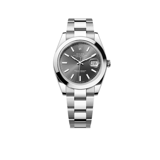 Datejust Oyster 41 mm Oystersteel Grey Dial 126300-0007