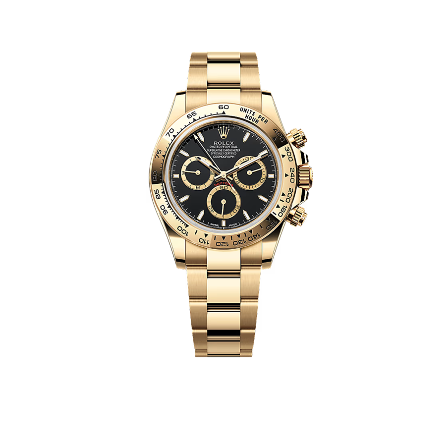 Daytona 40mm Yellow Gold Black Dial 126508  (2025)