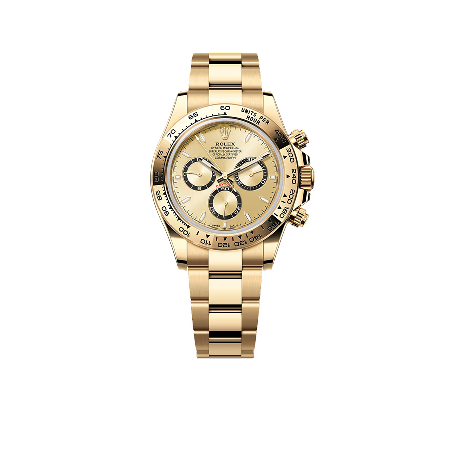 Daytona 40mm Yellow Gold Golden Dial Champagne m126508-0005