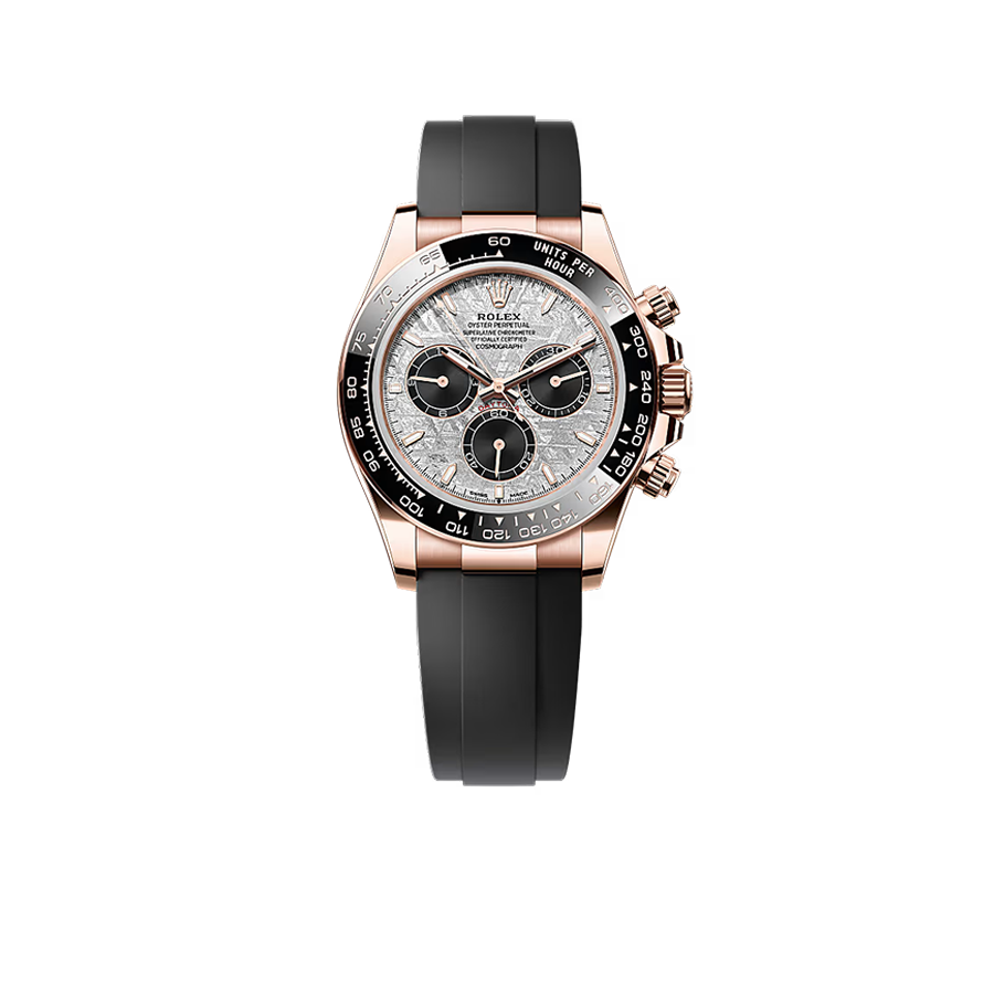 Daytona 40mm Oyster Perpetual Everose Gold with Meteorite and Black Dial M126515LN-0008