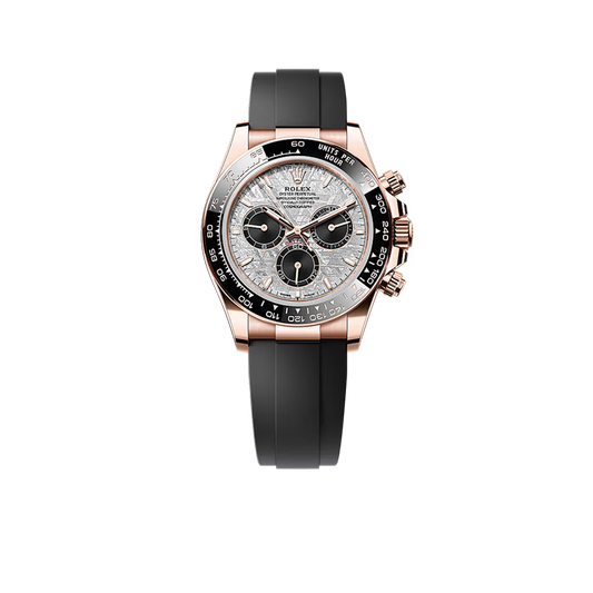 Daytona 40mm Oyster Perpetual Everose Gold with Meteorite and Black Dial M126515LN-0008