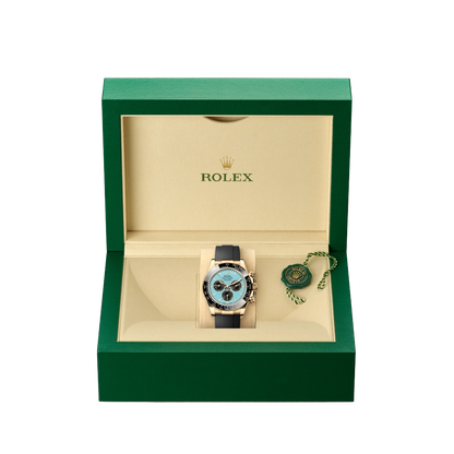 Daytona 40mm Yellow Gold - Turquoise Tiffany Dial 126518LN