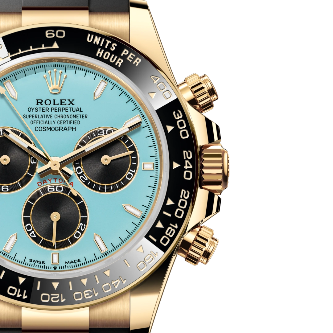 Daytona 40mm Yellow Gold - Turquoise Tiffany Dial 126518LN