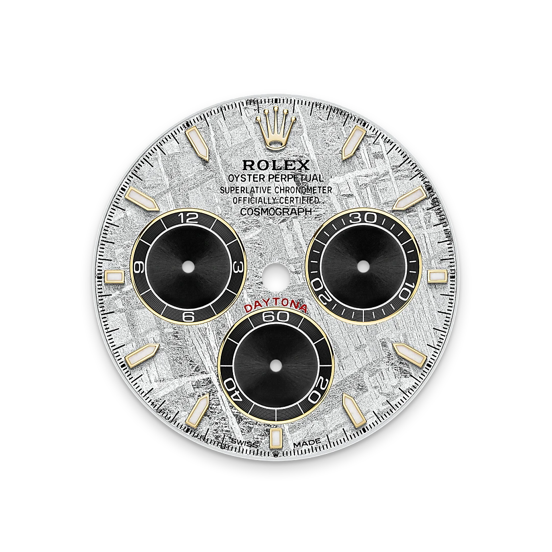 Daytona 40mm Oyster Perpetual Yellow Gold with Meteorite and Black Dial M126518LN-0016