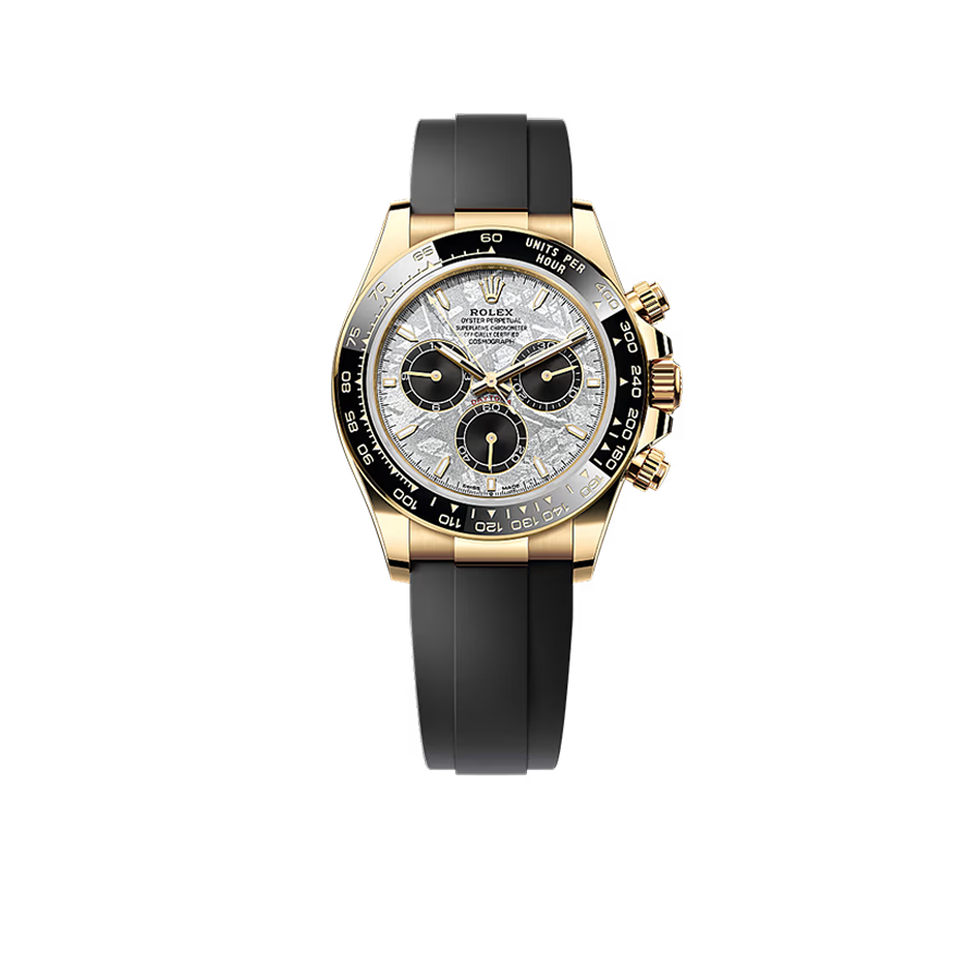 Daytona 40mm Oyster Perpetual Yellow Gold with Meteorite and Black Dial M126518LN-0016