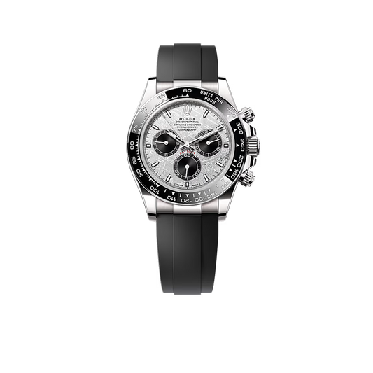 Daytona 40mm Oyster Perpetual White Gold with Meteorite and Black Dial M126519LN-0007