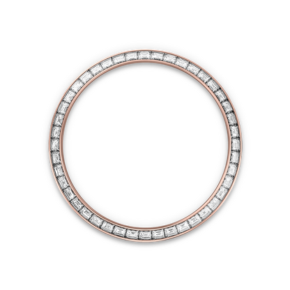 Land-Dweller Oyster 40mm Everosegold & Diamonds Intense White Honeycomb Motif Dial  127385TBR-0003