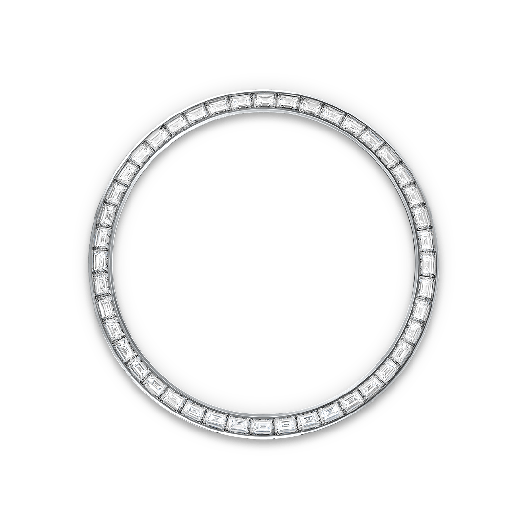 Land-Dweller Oyster 40mm Platinum & Diamonds Ice Blue Honeycomb Motif Dial M127386TBR-0001