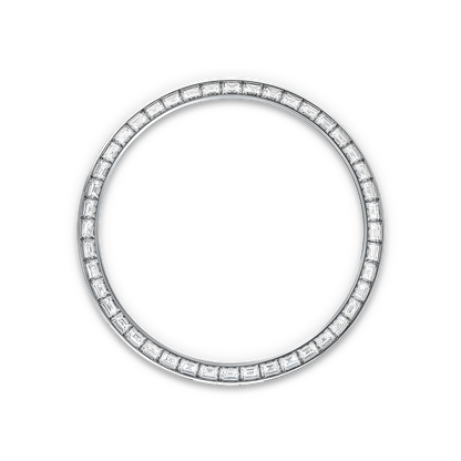 Land-Dweller Oyster 40mm Platinum & Diamonds Ice Blue Honeycomb Motif Dial M127386TBR-0001