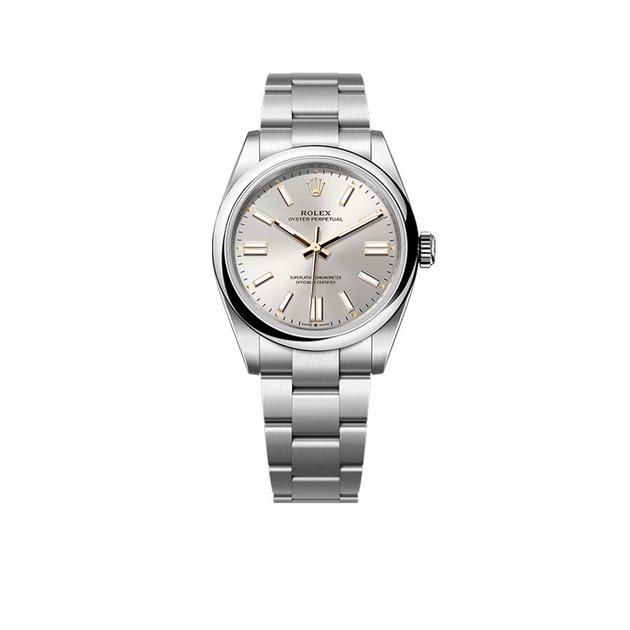 Oyster Perpetual 41mm Stainless Steel Silver Dial Men Watch 134300-0001 New 2025