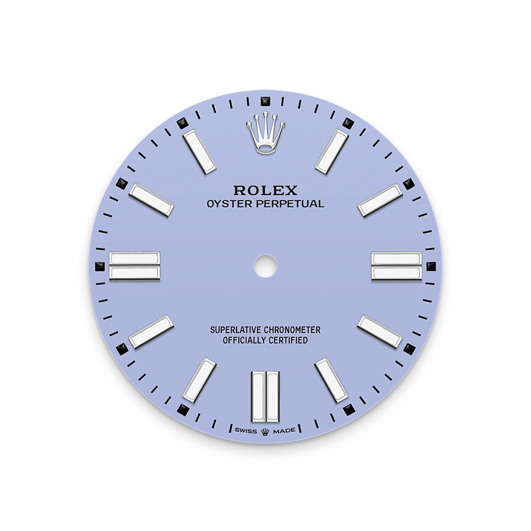 Oyster Perpetual 41mm Stainless Steel Lavender Dial Men Watch 134300-0012 New 2025