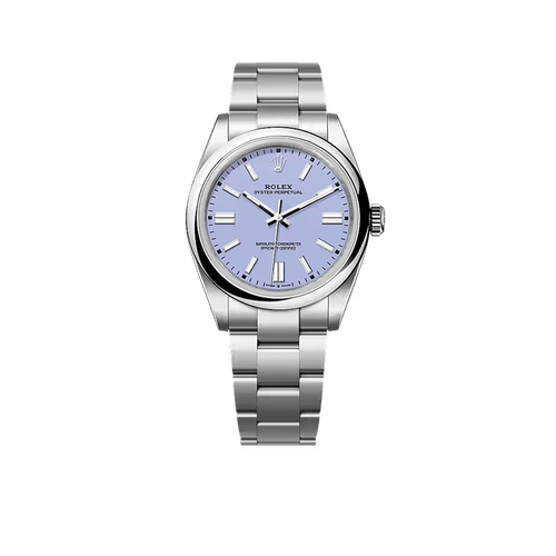 Oyster Perpetual 41mm Stainless Steel Lavender Dial Men Watch 134300-0012 New 2025