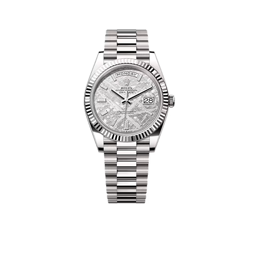 Day-Date 40 228239 White Gold Meteorite Diamond Dial
