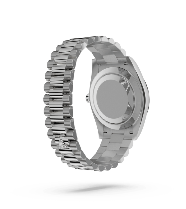 Day-date Oyster Perpetual 40mm White Gold Blue Ombré Dial, Fluted bezel M228239-0076