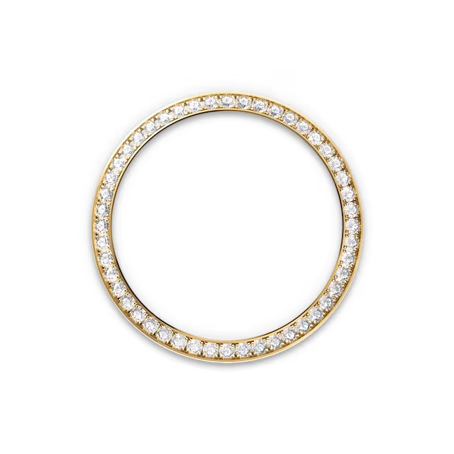 Day-Date 40 228348RBR Yellow Gold Diamond Bezel Champagne Roman Dial