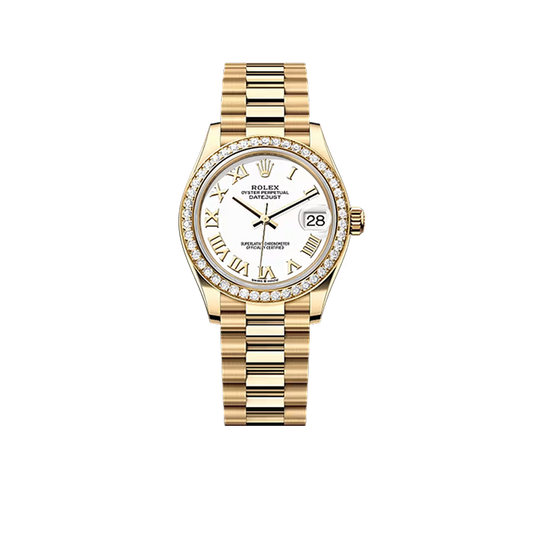 Datejust 31mm White Dial, 18kt Yellow Gold 278288