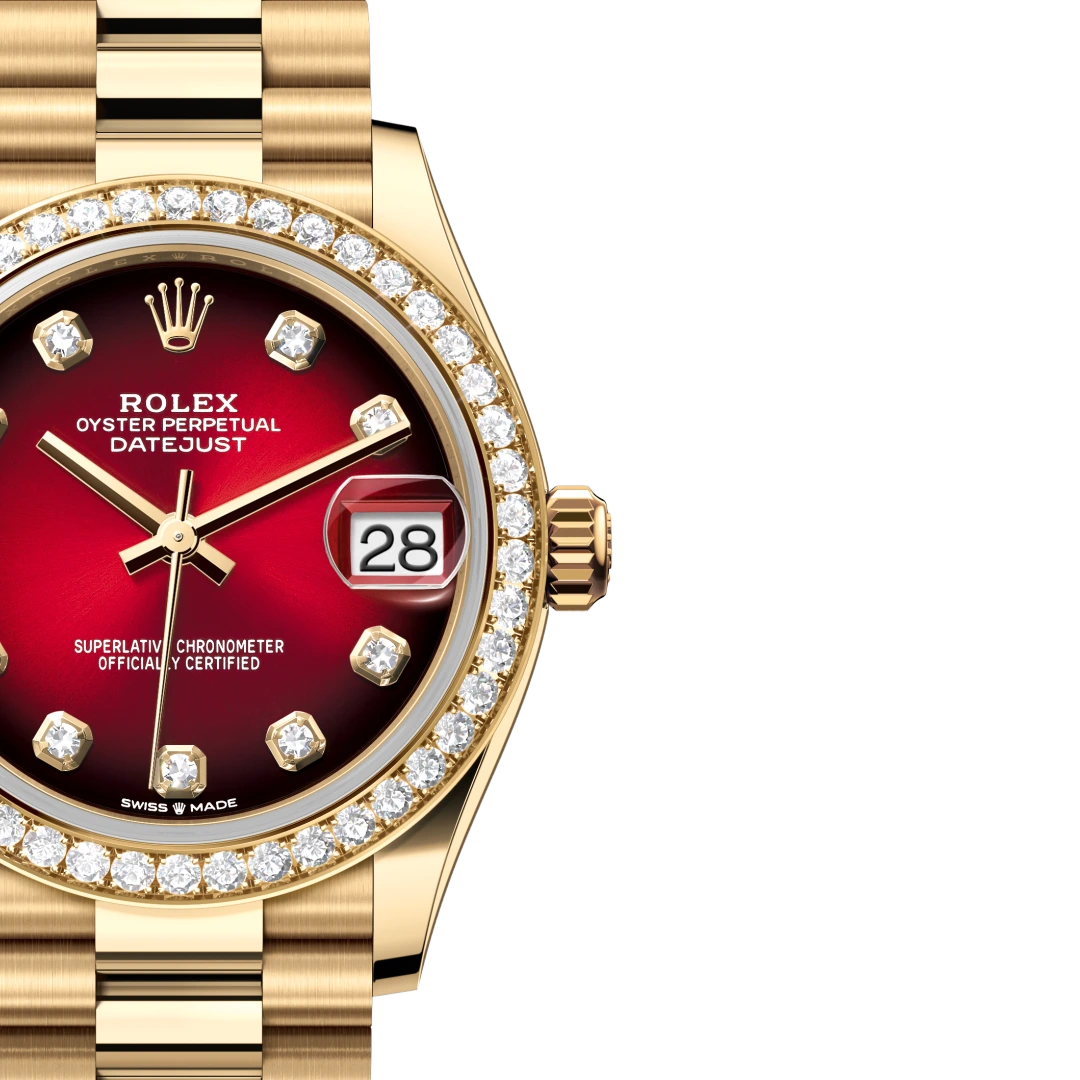 Datejust Oyster 31 mm Yellow Gold and Diamonds 278288RBR