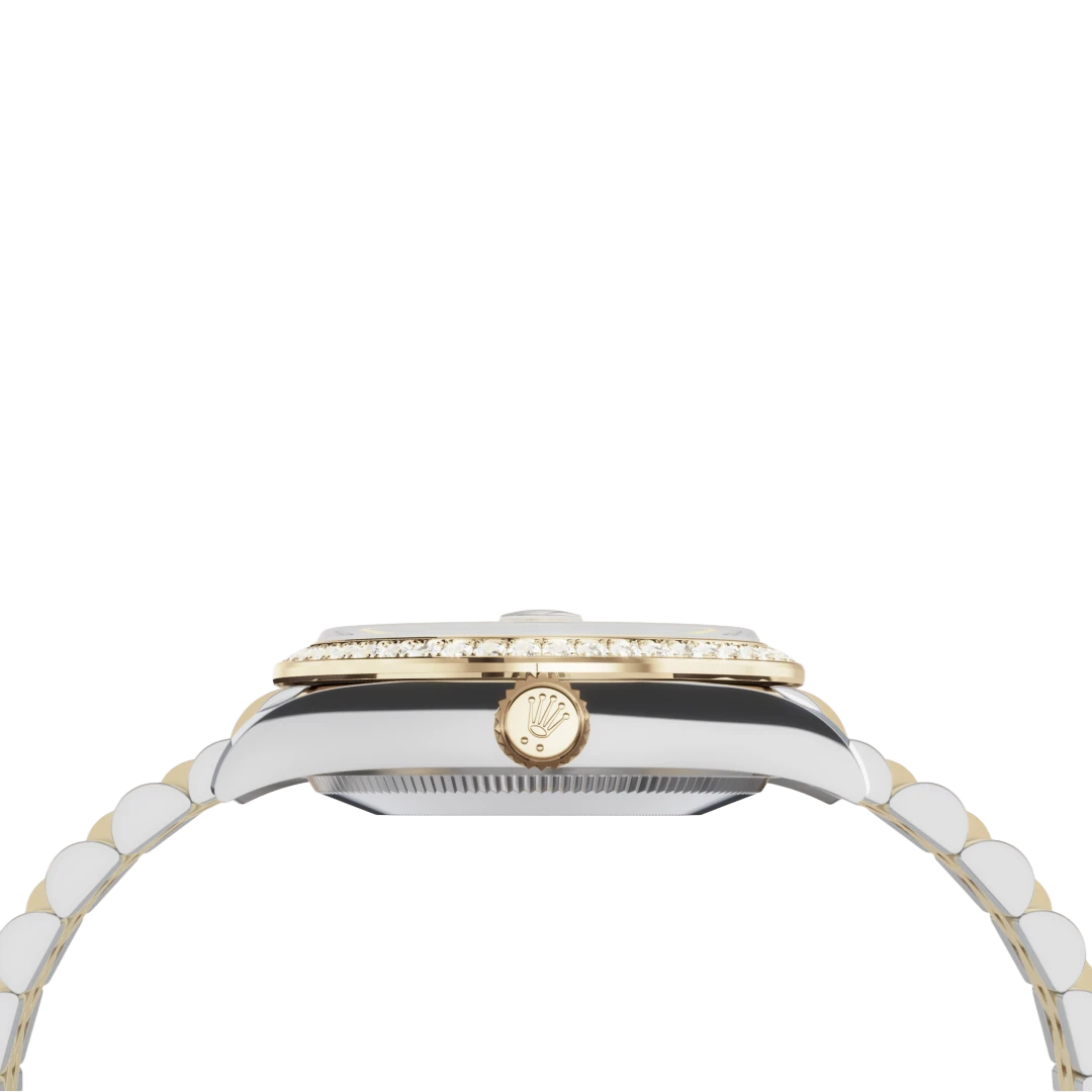 Lady-Datejust 31 mm, Oystersteel, yellow gold and diamonds M278383RBR-0018