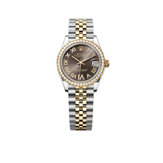 Lady-Datejust 31 mm, Oystersteel, yellow gold and diamonds M278383RBR-0018