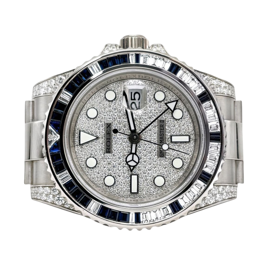 Oyster Perpetual GMT-Master II 40mm White Gold Blue Sapphire Bezel 116759SA