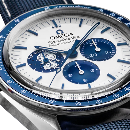 Speedmaster 42mm Silver Snoopy Award 50th Anniversary