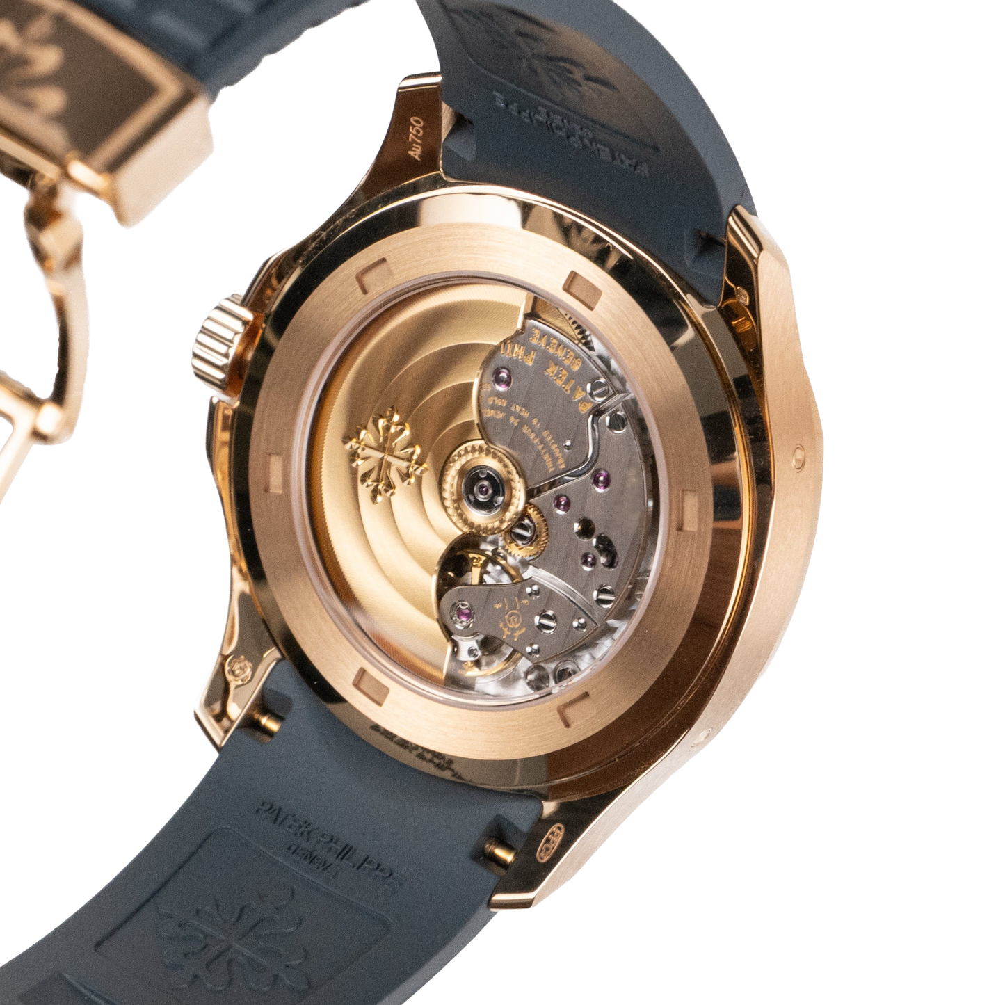 Aquanaut Luce 40mm 5261R-001 Annual Calendar Moon Phases Rose Gold Blue-Gray Dial