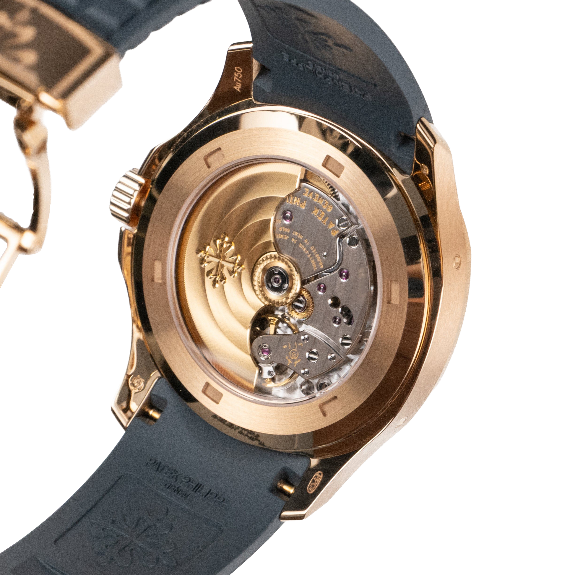 Aquanaut Luce 40mm 5261R-001 Annual Calendar Moon Phases Rose Gold Blue-Gray Dial