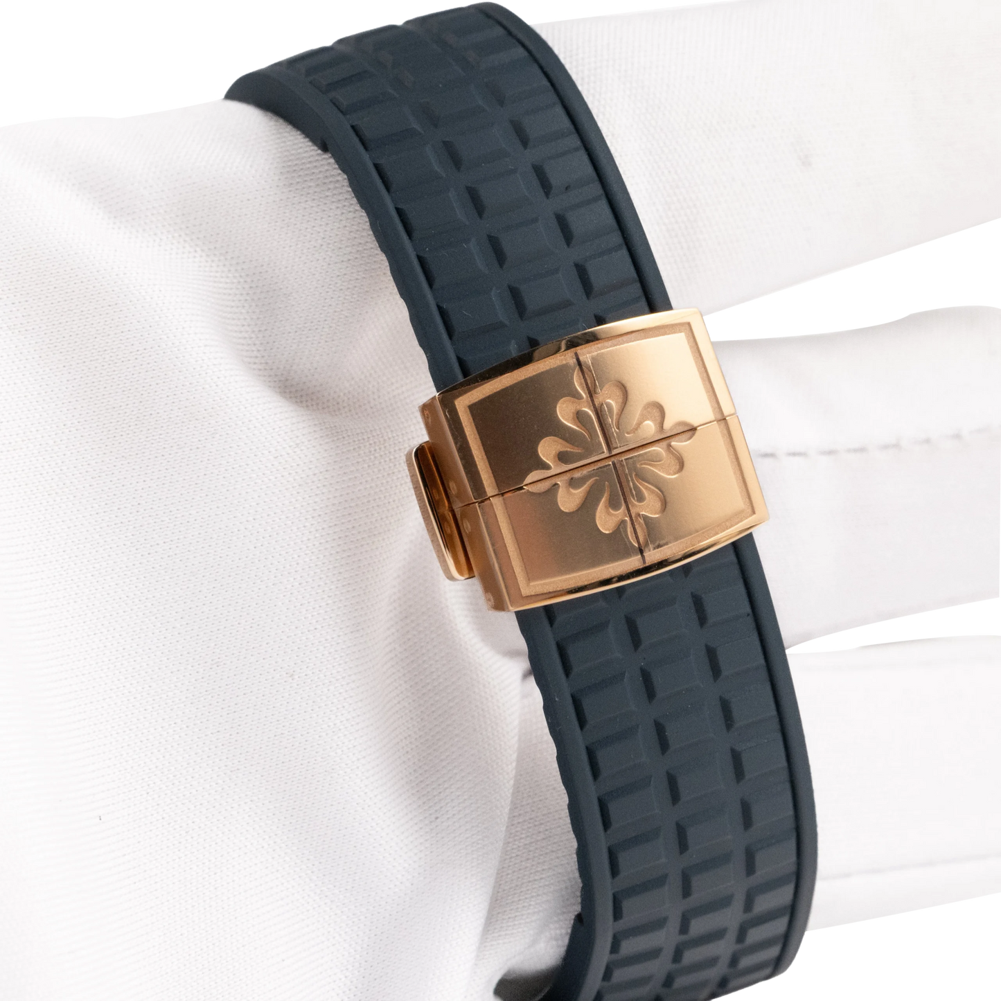 Aquanaut Luce 40mm 5261R-001 Annual Calendar Moon Phases Rose Gold Blue-Gray Dial