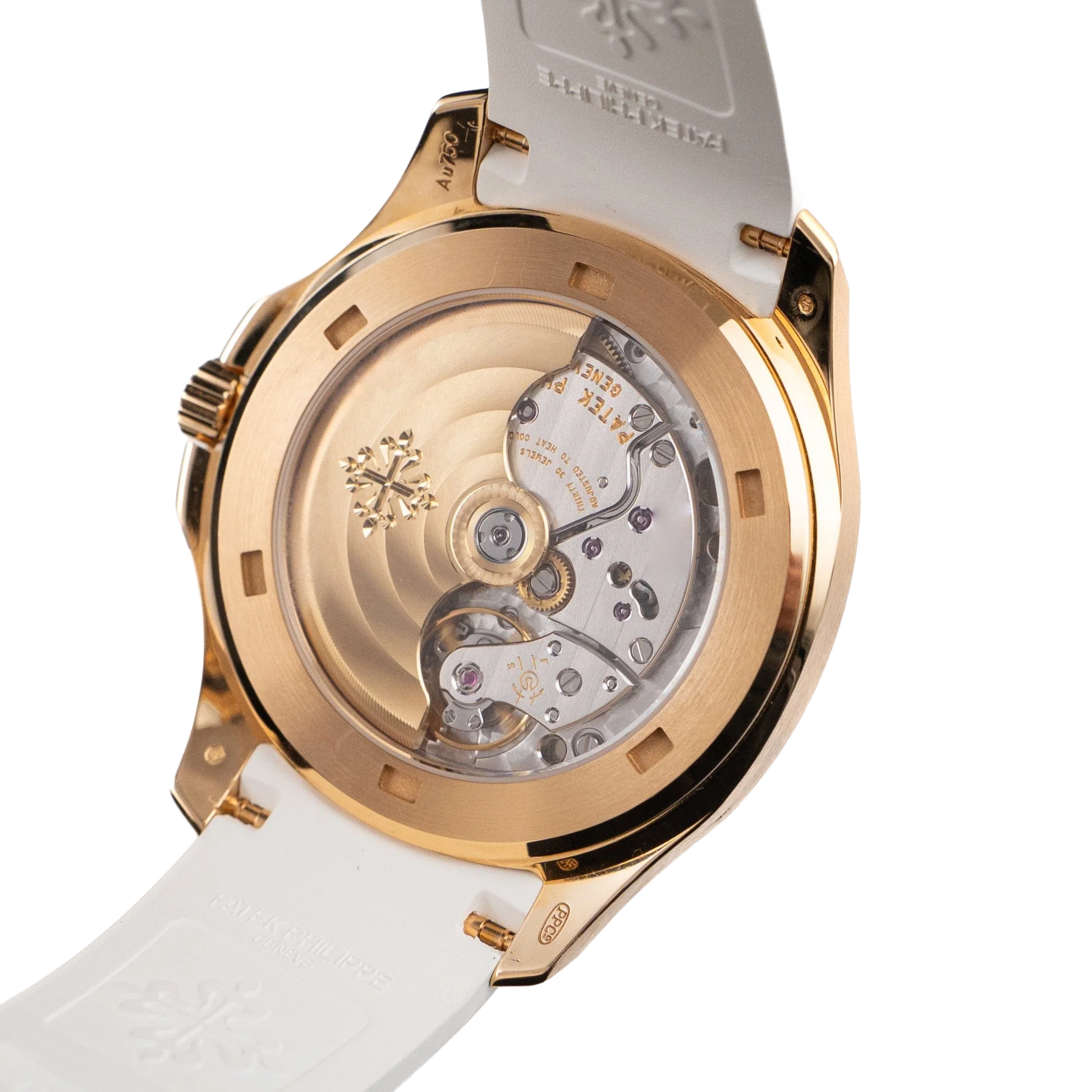Aquanaut Luce 39mm 5268/200R-001 Rose Gold White Dial Diamond Bezel