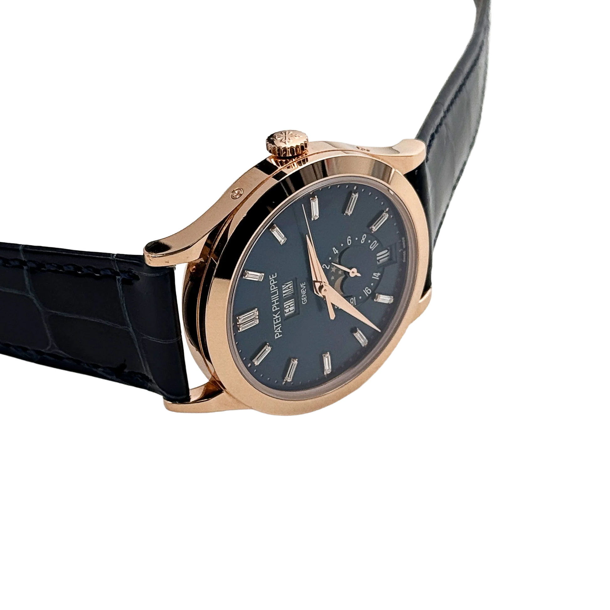 Complications 39mm 5396R-015 Annual Calendar Rose Gold Blue Dial