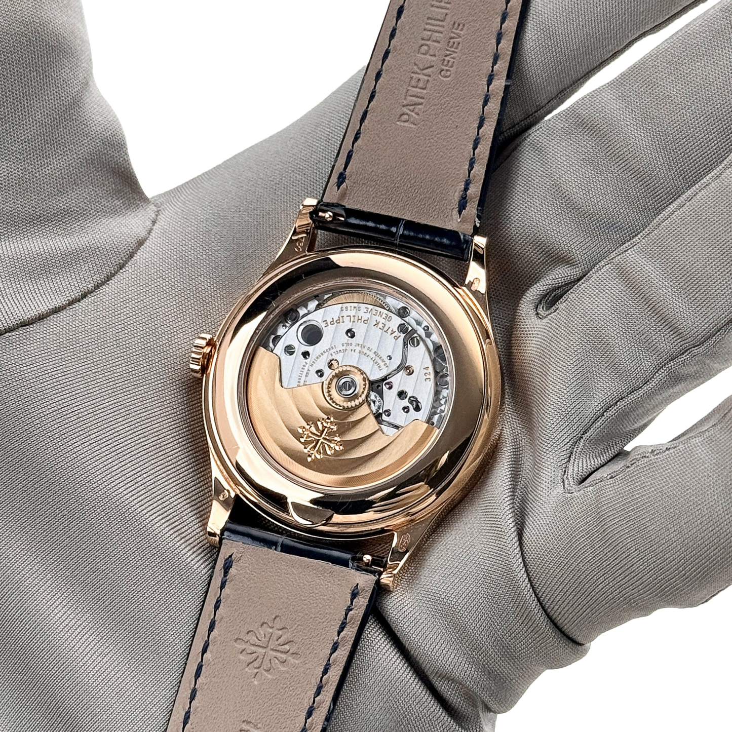 Complications 39mm 5396R-015 Annual Calendar Rose Gold Blue Dial